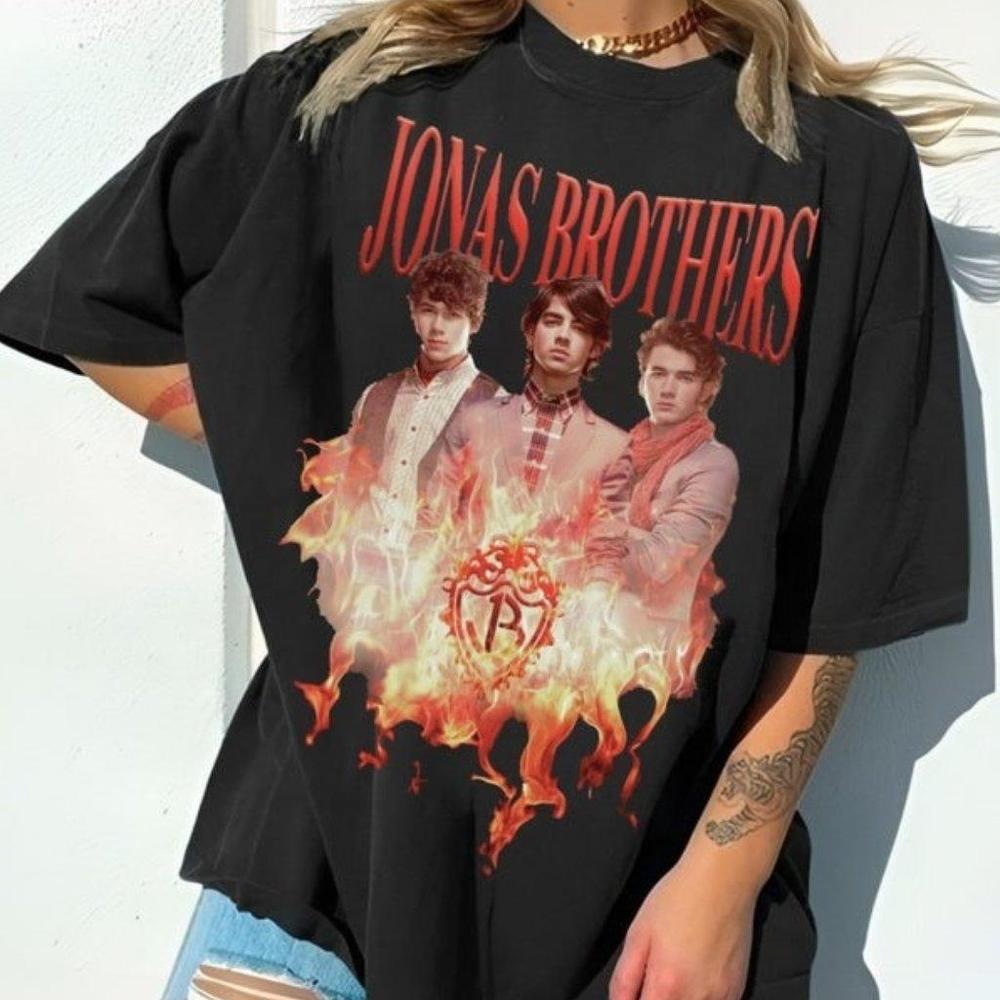 Jonas Brothers Heavy Metal Vintage Unisex Shirt Vintage Jonas Brothers Tees